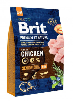 Brit Premium By Nature S+M Senior 3 kg