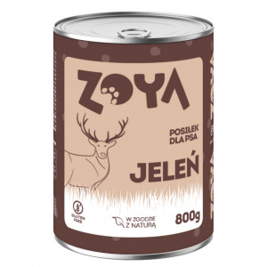 ZOYA Jeleń - mokra karma dla psa - 800g