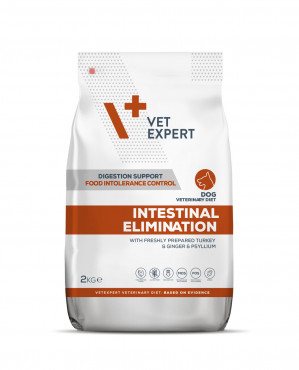 VET EXPERT Veterinary Diet Intestinal Elimination Dog - sucha karma dla psa - 2kg