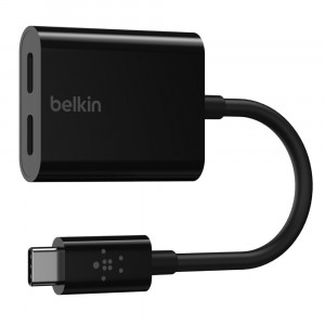 BELKIN ADAPTER DUAL USB-C AUDIO + CHARGE ADAPTER