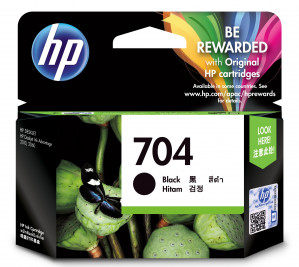 Tusz Hewlett-Packard CN692AE (oryginał HP704 HP 704+ 6 ml+ czarny).