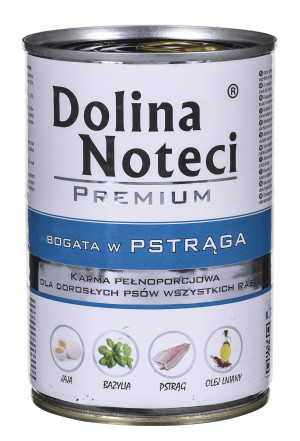 DOLINA NOTECI Premium Pstrąg - mokra karma dla psa - 400g