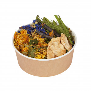FACTORYHERBS Lunch Box dla królika - przysmak dla gryzoni i królika - 80g
