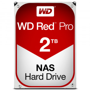 Dysk twardy WD Red Pro, 3.5'', 2TB, SATA/600, 7200RPM, 64MB cache