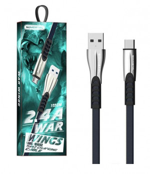 SOMOSTEL KABEL DO TELEF TYP-C PD SMS-BW02 BLUE