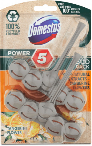 DOMESTOS Power 5 Eco Kostka zapachowa WC Tang 2x55g