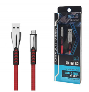 SOMOSTEL KABEL MICRO PŁASKI METALOWE WTYKI BW02