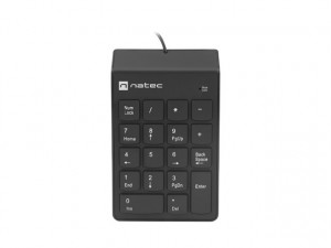 NATEC KLAWIATURA NUMERYCZNA GOBY 2 USB CZARNA