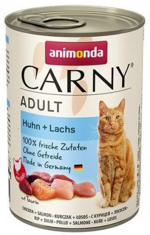 ANIMONDA Carny Adult Kurczak z łososiem - mokra karma dla kota - 400g