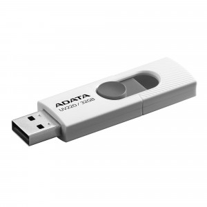 ADATA FLASHDRIVE UV220 32GB USB 2.0 WHITE/GRAY