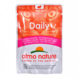 ALMO NATURE Daily Menu Tuńczyk z łososiem - mokra karma dla kota - saszetka 70 g