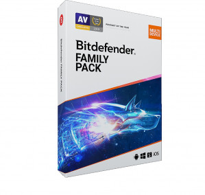 Oprogramowanie antywirusowe Bitdefender Family Pack ESD 1 rok