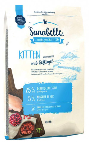 BOSCH Sanabelle Kitten z Drobiem - sucha karma dla kota - 10kg