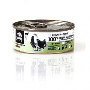 3COTY Kurczak z gęsią - mokra karma dla kota - 80g