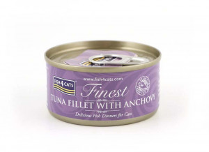FISH4CATS Tuńczyk z anchois - mokra karma dla kota - 70g