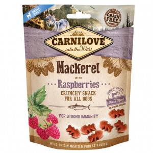 CARNILOVE Fresh Crunchy Makrela z malinami - przysmak dla psa - 200 g