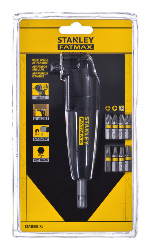 UCHWYT KĄTOWY DO BITÓW UDAR.+KOŃCÓWKi 25mm STANLEY STA88582-XJ