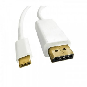 Qoltec DisplayPort Alternate mode USB 3.1 CM / DisplayPort M | 4Kx2K | 1m