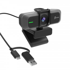 Kamera j5create USB 4K Ultra HD Webcam USB-C/USB 2.0; kolor czarny JVU430-N