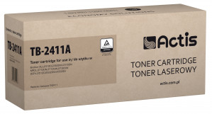 Toner Actis TB-2411A do drukarki Brother, Zamiennik Brother TN-2411; Standard; 1200 stron; czarny.
