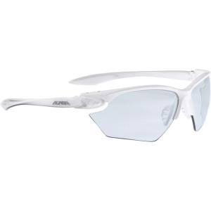 ALPINA Okulary na rower TWIST FOUR V S białe szkło czarne S1-3 FOGSTOP