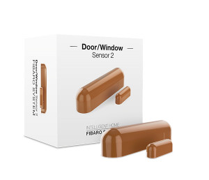 FIBARO Czujnik okien/drzwi FGDW-002-7 (wewnętrzny; Z-Wave; kolor czekoladowy)