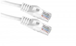 LANBERG PATCHCORD UTP KAT.5E 30M BIAŁY