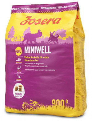 JOSERA Miniwell - sucha karma dla psów ras małych - 900g