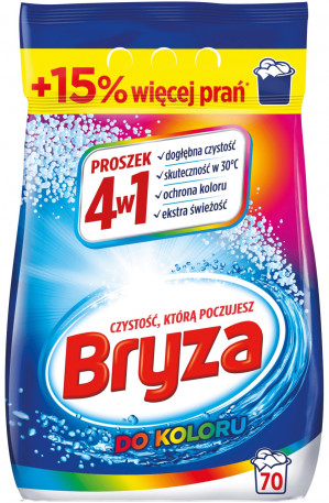 BRYZA Proszek do prania 4w1 Kolor 4,55kg
