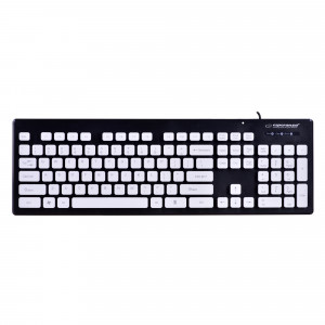 Klawiatura esperanza singapore ek130k (przewodowa czarny usb) ek130k