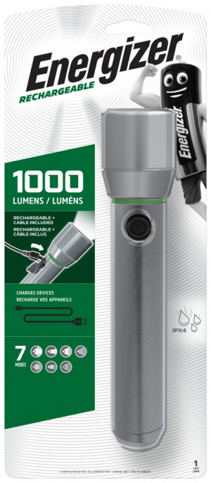 ENERGIZER LATARKA METAL VISION HD RECHARGEABLE 1000 lm