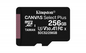 KINGSTON microSDXC 256GB Canvas Select Plus 100R