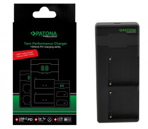 Ładowarka Patona Premium Twin Performance PD do Nikon EN-EL15 z kablem USB-C