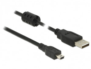 Delock kabel usb am-mini bm 2.0 3m czarny 84915