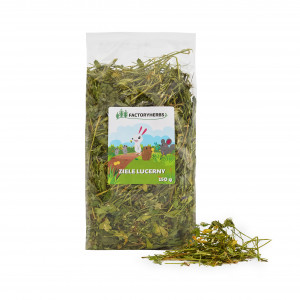 FACTORY HERBS Ziele lucerny - przysmak dla gryzoni i królika - 150g