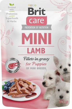 Brit Care Mini Pouch Puppy Lamb 85g