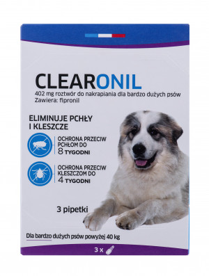 CLEARONIL dla bardzo dużych psów powyżej 40 kg - 402 mg x 3