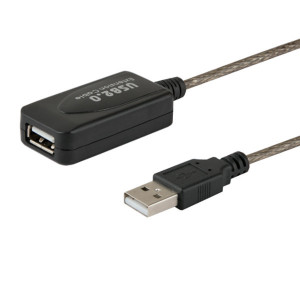 SAVIO PRZEDŁUŻACZ 5M AKTYWNY USB TYPE A MĘSKA - USB TYPE A ŻEŃSKA CL-76