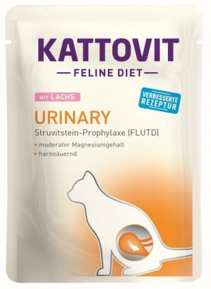 KATTOVIT Feline Diet Urinary Łosoś - mokra karma dla kota - 85 g