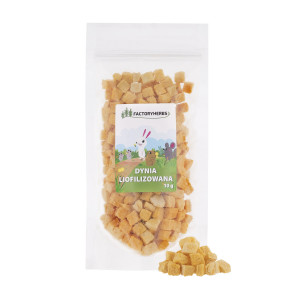 FACTORY HERBS Dynia liofilizowana - przysmak dla gryzoni i królika - 10g