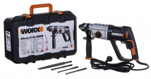 Młotowiertarka sds+ 800w 2,5j, walizka WX339 Worx