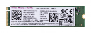 Dysk SSD Union Memory AM630 2280 256GB PCI-E Gen4 x4 NVMe