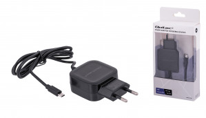 Qoltec Ładowarka sieciowa do Smartfona/Tabletu | 17W | 5V | 3.4A | USB+Micro USB