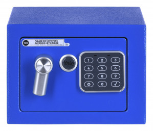Yale Mini Electronic Safe Blue Sejf podstawowy YSV mini niebieski
