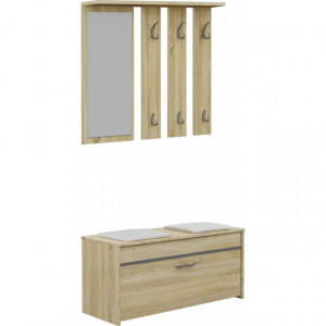 GARDEROBA ROMA SONOMA KOMPLET