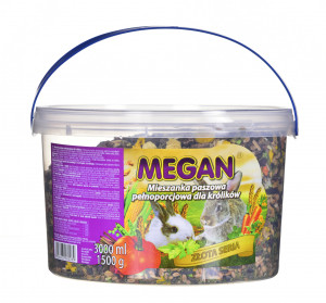 MEGAN Pokarm naturalny dla królika 3l