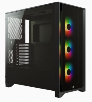 CORSAIR iCUE 4000X RGBTG Mid Tower BLACK