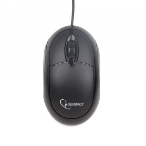 Gembird mysz optyczna USB, 1000 DPI, czarna MUS-U-01