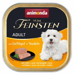 ANIMONDA Vom Feinsten Adult Drób i makaron - mokra karma dla psa - 150g