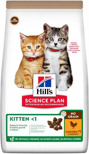HILL'S SP FELINE NO GRAIN KITTEN CHICKEN 1,5 KG